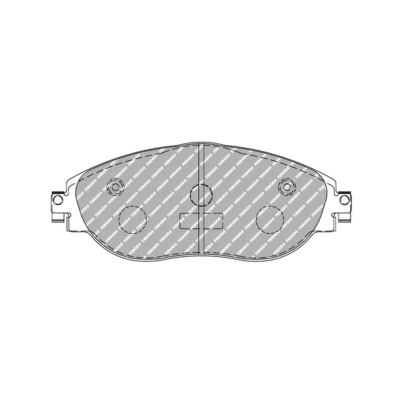Jeu de 4 plaquettes de frein avant FERODO RACING FCP4425H
