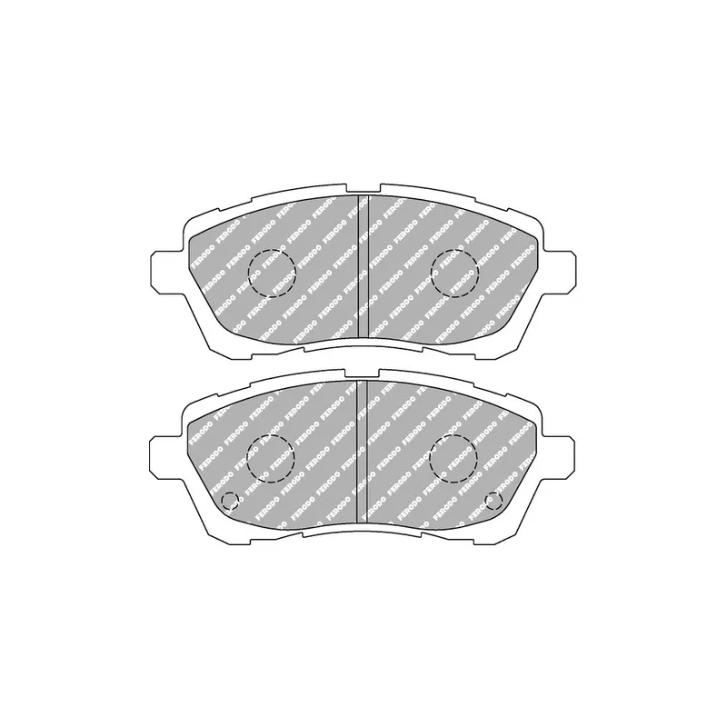 Jeu de 4 plaquettes de frein avant FERODO RACING FCP4426H