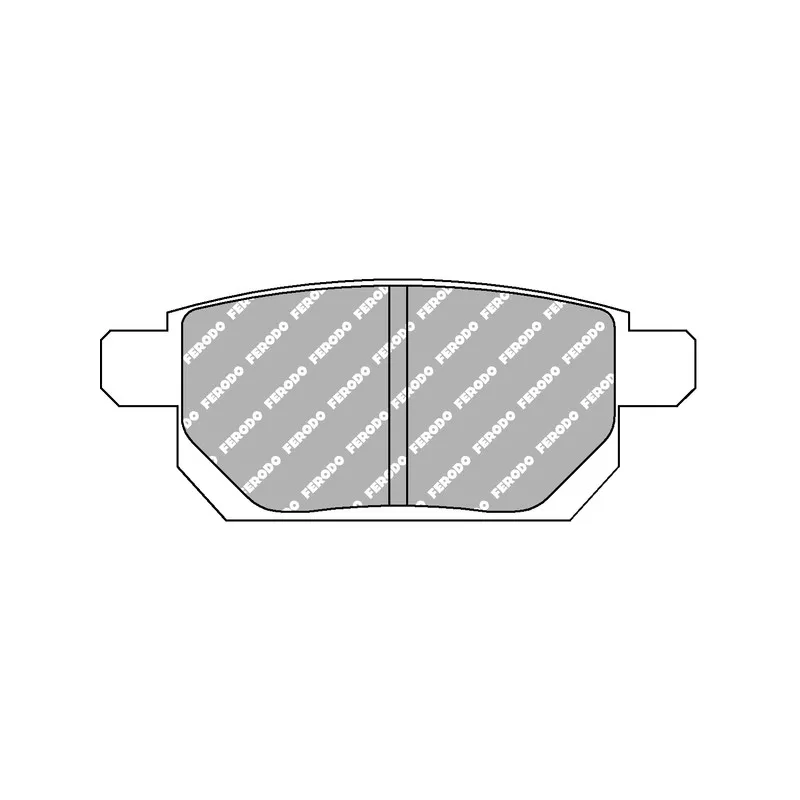Jeu de 4 plaquettes de frein arrière FERODO RACING FCP4430H