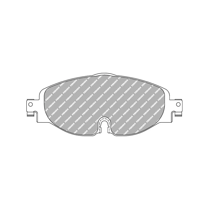 Jeu de 4 plaquettes de frein avant FERODO RACING FCP4433H