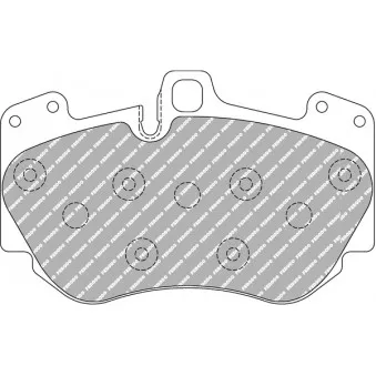 Jeu de 4 plaquettes de frein avant FERODO RACING FCP4467H
