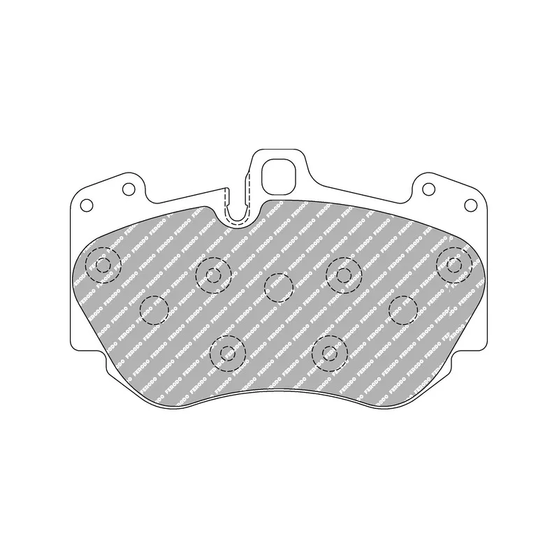 Jeu de 4 plaquettes de frein avant FERODO RACING FCP4467H