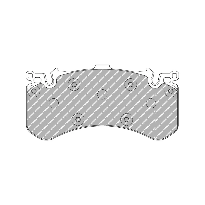 Jeu de 4 plaquettes de frein avant FERODO RACING FCP4468H