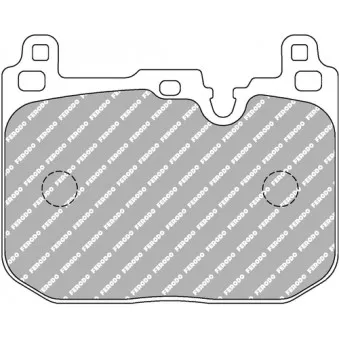 Jeu de 4 plaquettes de frein avant FERODO RACING FCP4611W
