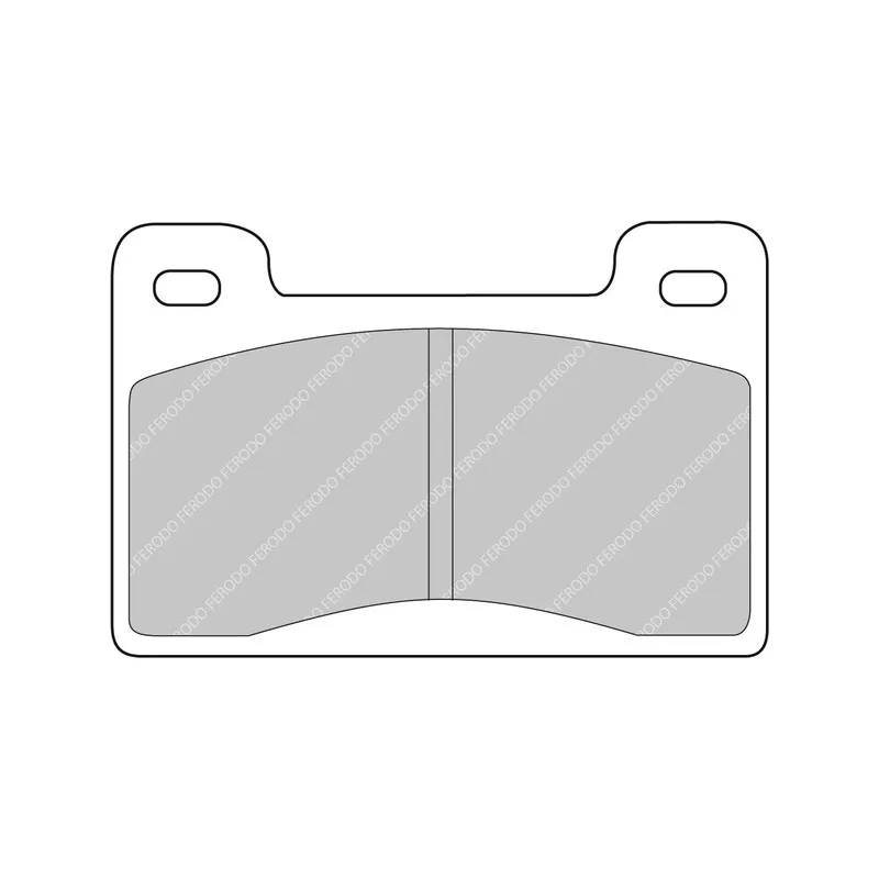 Jeu de 4 plaquettes de frein avant FERODO RACING FCP461R