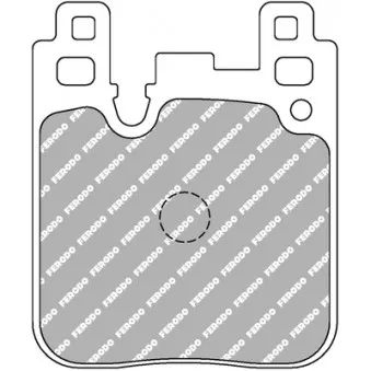 Jeu de 4 plaquettes de frein arrière FERODO RACING FCP4663W