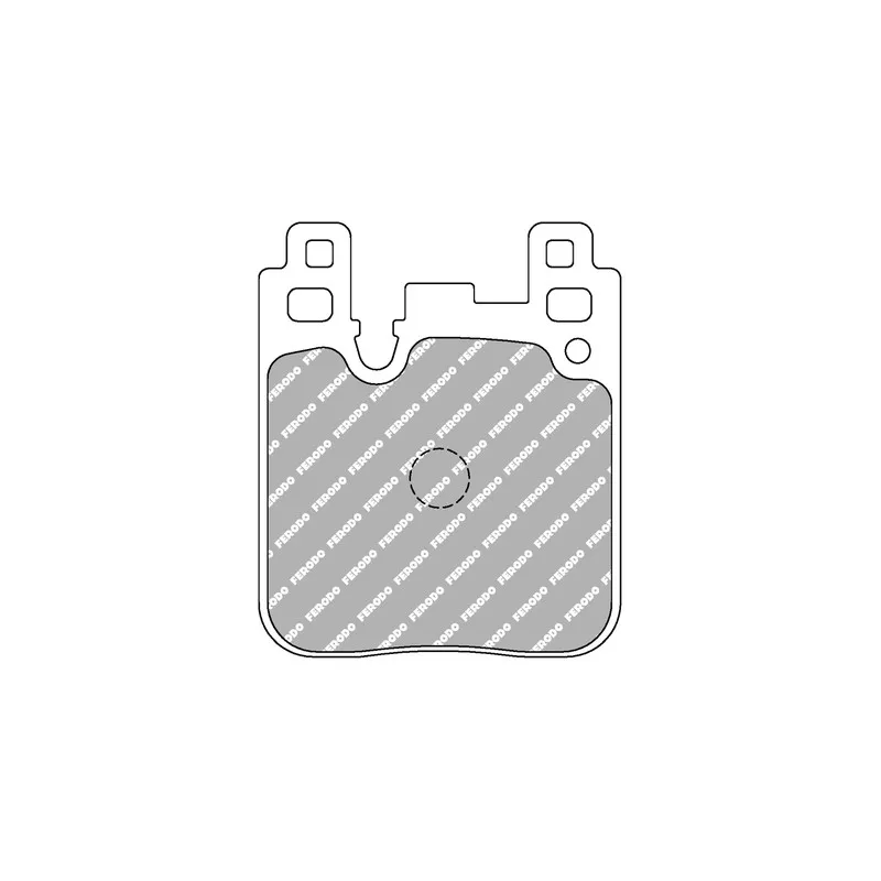 Jeu de 4 plaquettes de frein arrière FERODO RACING FCP4663W