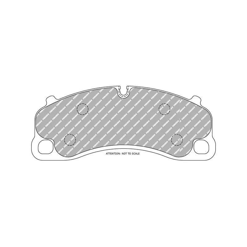 Jeu de 4 plaquettes de frein avant FERODO RACING FCP4664H