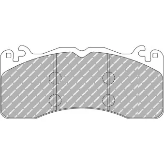 Jeu de 4 plaquettes de frein avant FERODO RACING FCP4711H
