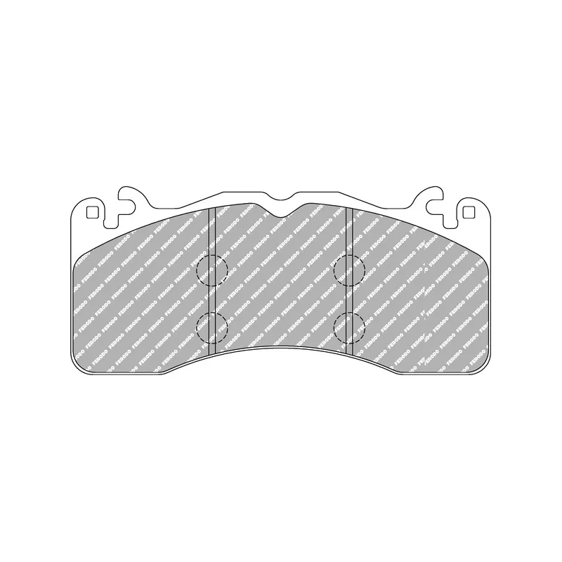 Jeu de 4 plaquettes de frein avant FERODO RACING FCP4711H