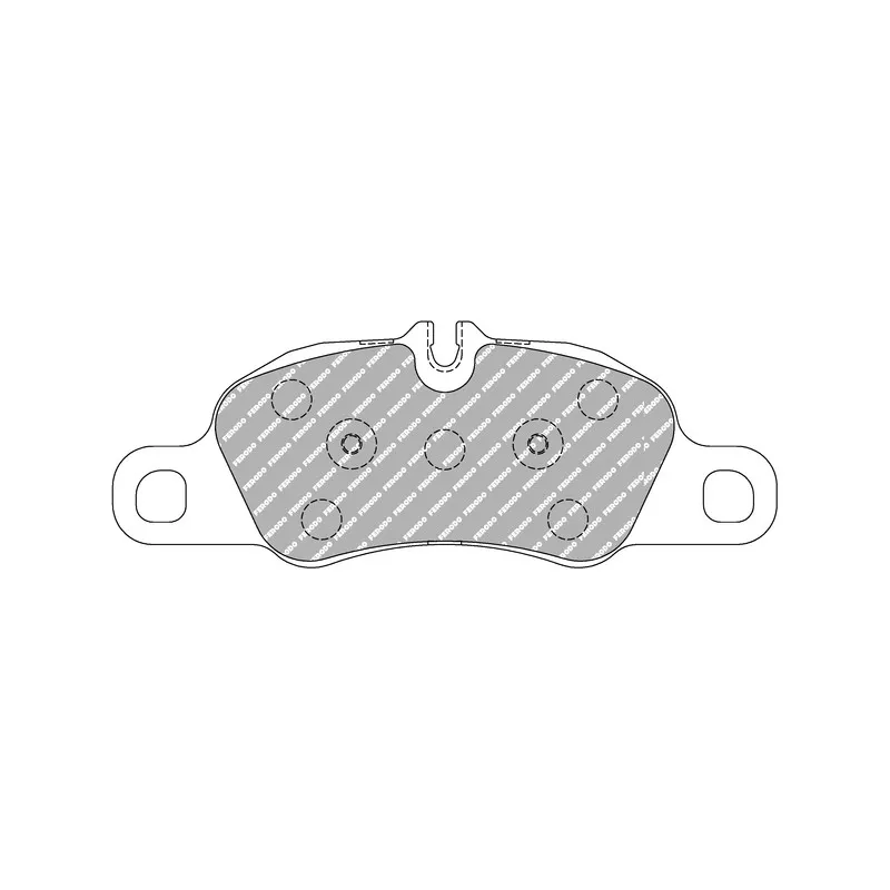 Jeu de 4 plaquettes de frein avant FERODO RACING FCP4805H