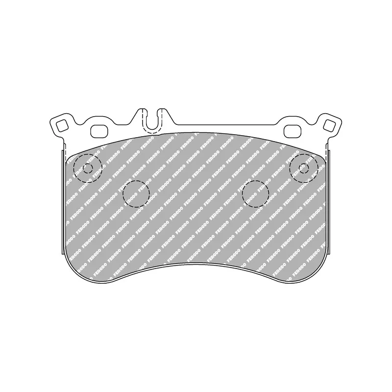 Jeu de 4 plaquettes de frein avant FERODO RACING FCP4806H