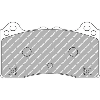 Jeu de 4 plaquettes de frein avant FERODO RACING FCP4830H