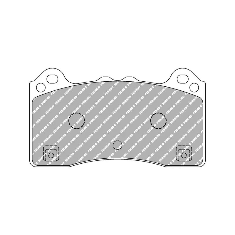 Jeu de 4 plaquettes de frein avant FERODO RACING FCP4830H