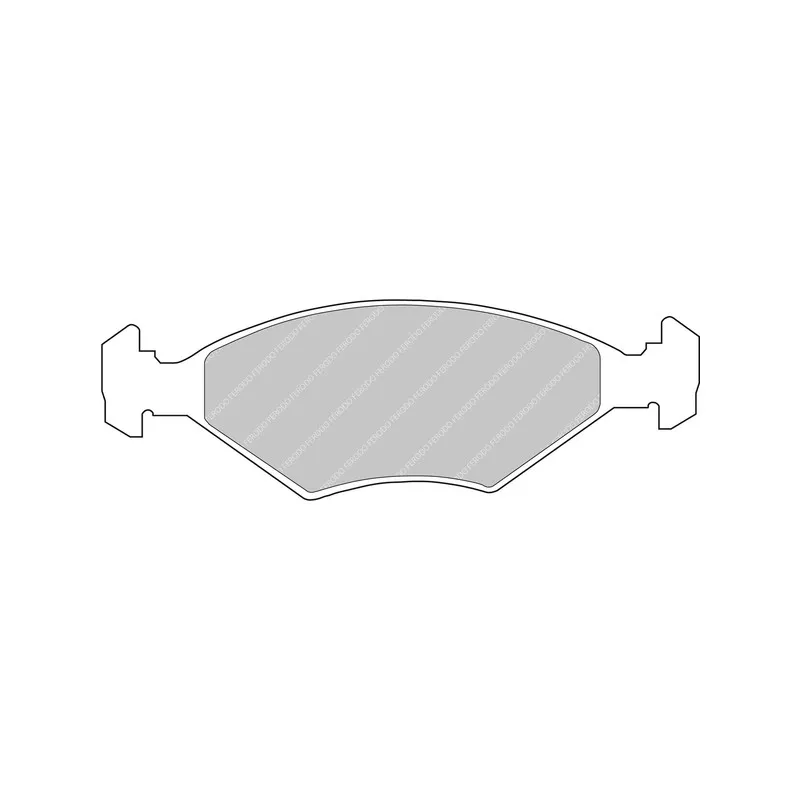 Jeu de 4 plaquettes de frein avant FERODO RACING FCP519W