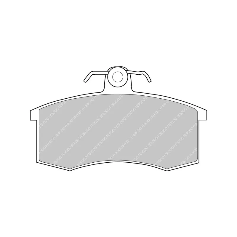 Jeu de 4 plaquettes de frein avant FERODO RACING FCP527R