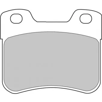 Jeu de 4 plaquettes de frein avant FERODO RACING FCP535R