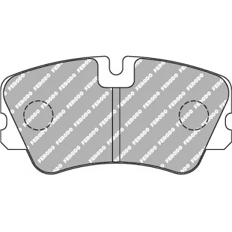 Jeu de 4 plaquettes de frein avant FERODO RACING FCP546R