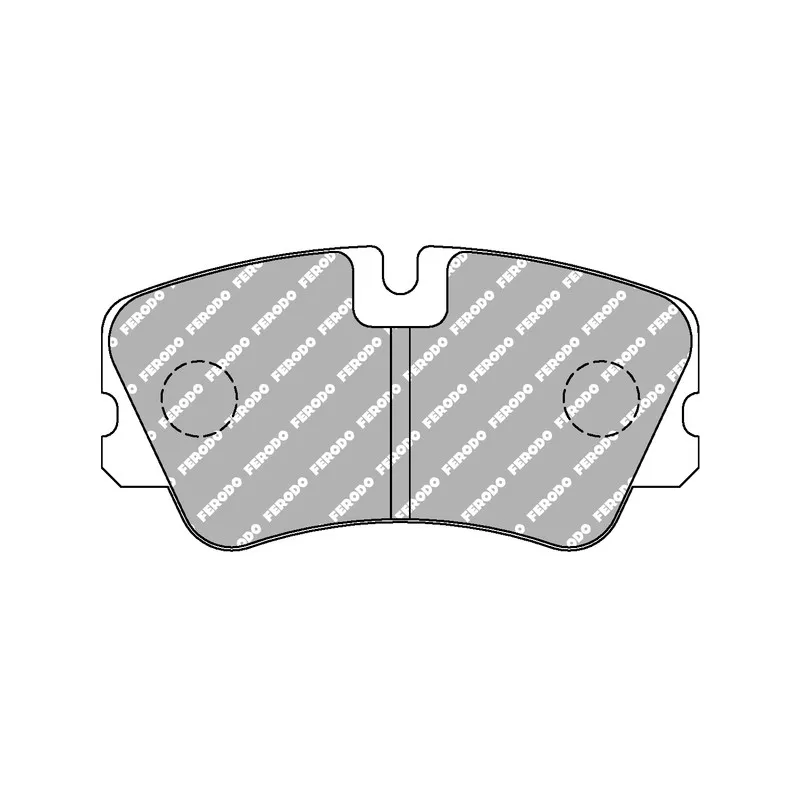 Jeu de 4 plaquettes de frein avant FERODO RACING FCP546R