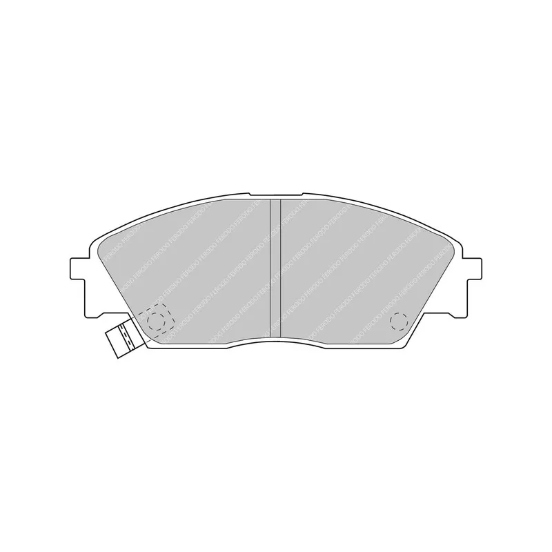 Jeu de 4 plaquettes de frein avant FERODO RACING FCP598H