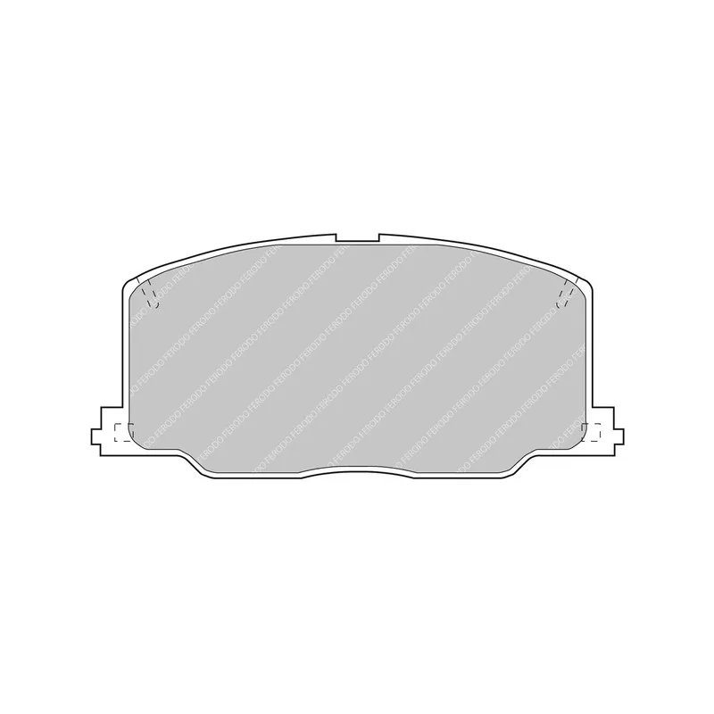 Jeu de 4 plaquettes de frein avant FERODO RACING FCP602R