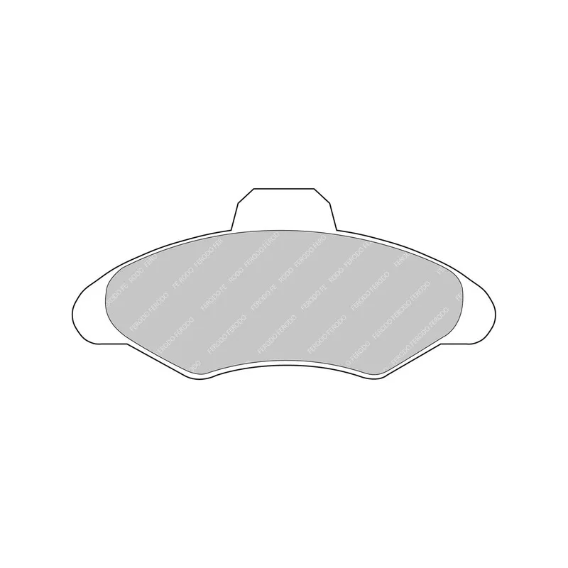 Jeu de 4 plaquettes de frein avant FERODO RACING FCP617H