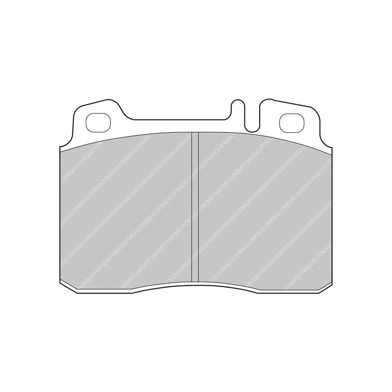 Jeu de 4 plaquettes de frein avant FERODO RACING FCP646W