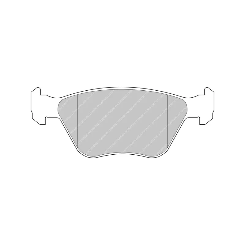 Jeu de 4 plaquettes de frein avant FERODO RACING FCP685H