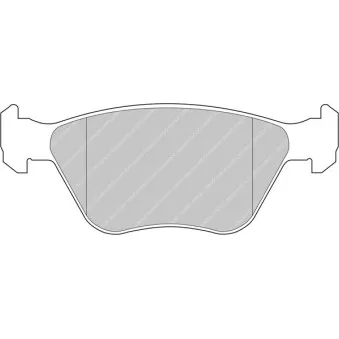 Jeu de 4 plaquettes de frein avant FERODO RACING FCP685R