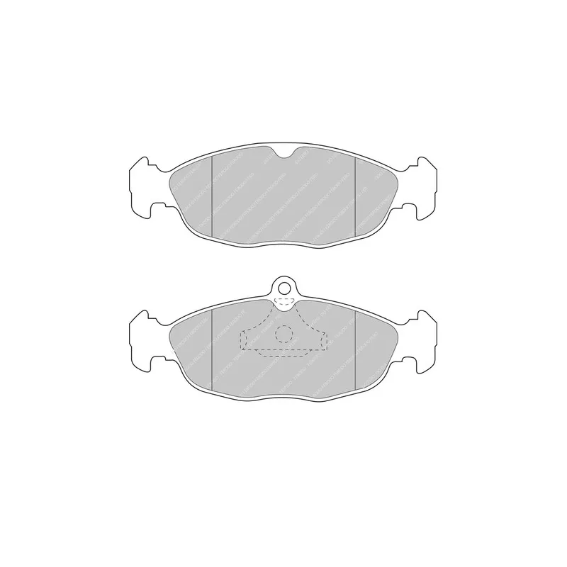 Jeu de 4 plaquettes de frein avant FERODO RACING FCP732H