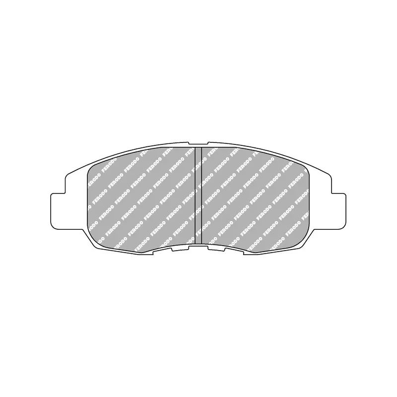 Jeu de 4 plaquettes de frein avant FERODO RACING FCP761H