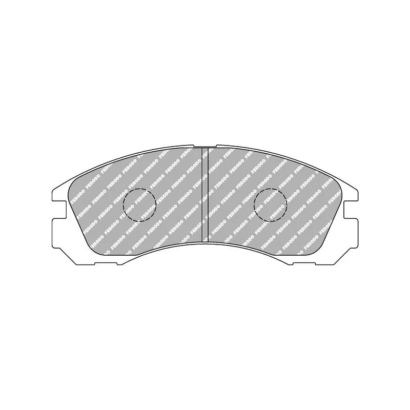 Jeu de 4 plaquettes de frein avant FERODO RACING FCP765R
