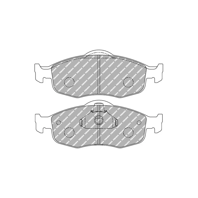 Jeu de 4 plaquettes de frein avant FERODO RACING FCP766R