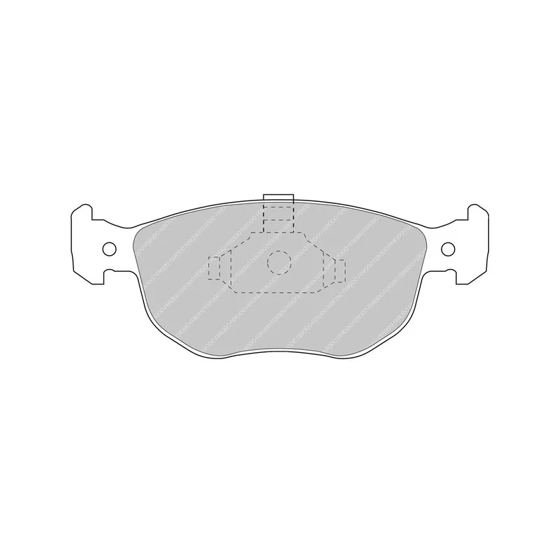 Jeu de 4 plaquettes de frein avant FERODO RACING FCP767H