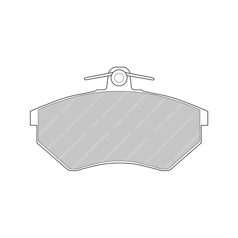 Jeu de 4 plaquettes de frein avant FERODO RACING FCP774R