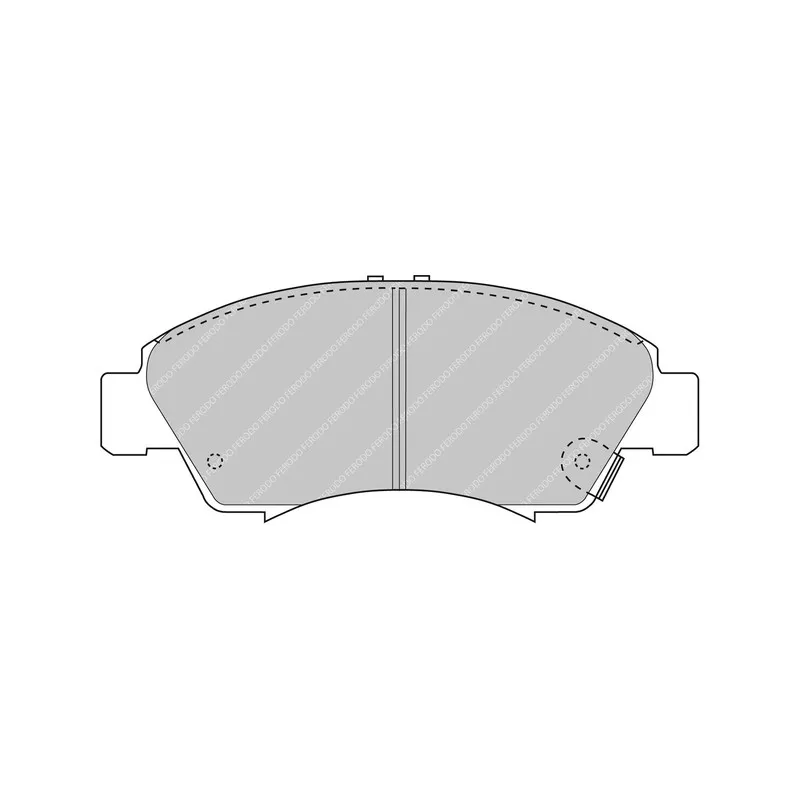 Jeu de 4 plaquettes de frein avant FERODO RACING FCP777H