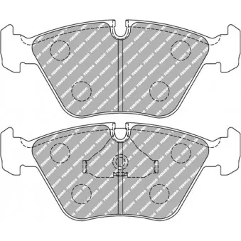 Jeu de 4 plaquettes de frein avant FERODO RACING FCP779W