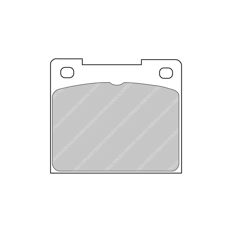 Jeu de 4 plaquettes de frein arrière FERODO RACING FCP809C