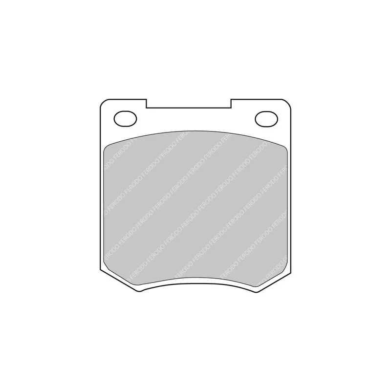 Jeu de 4 plaquettes de frein avant FERODO RACING FCP810W