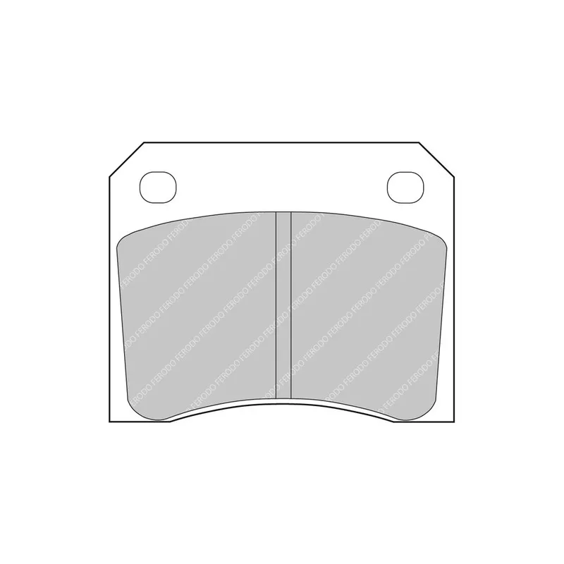 Jeu de 4 plaquettes de frein arrière FERODO RACING FCP815W