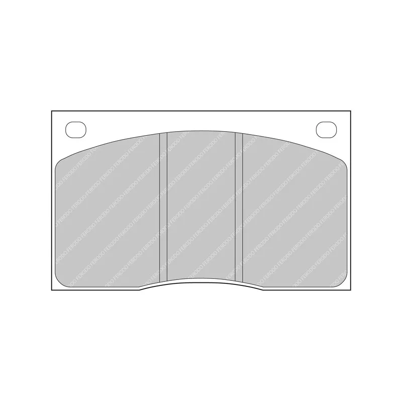 Jeu de 4 plaquettes de frein avant FERODO RACING FCP817H