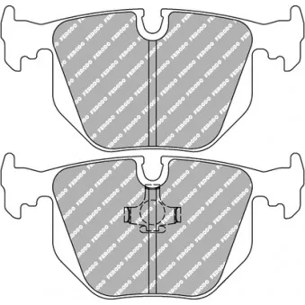 Jeu de 4 plaquettes de frein arrière FERODO RACING FCP857R