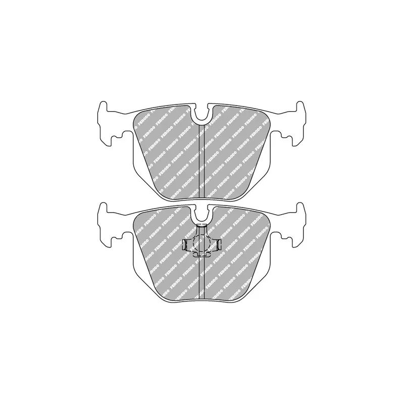 Jeu de 4 plaquettes de frein arrière FERODO RACING FCP857R
