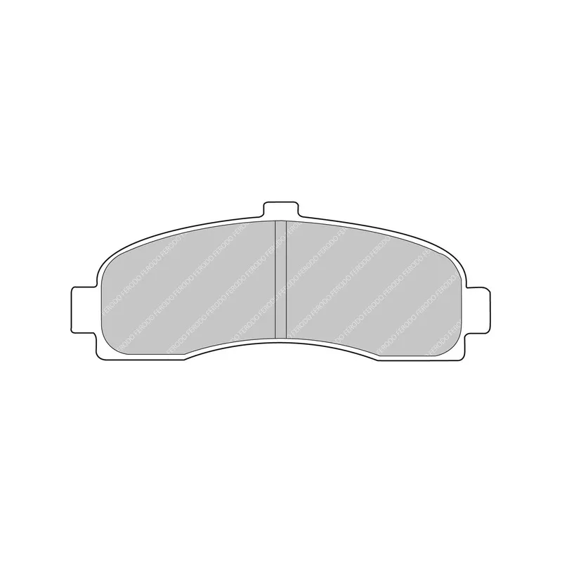 Jeu de 4 plaquettes de frein avant FERODO RACING FCP859R