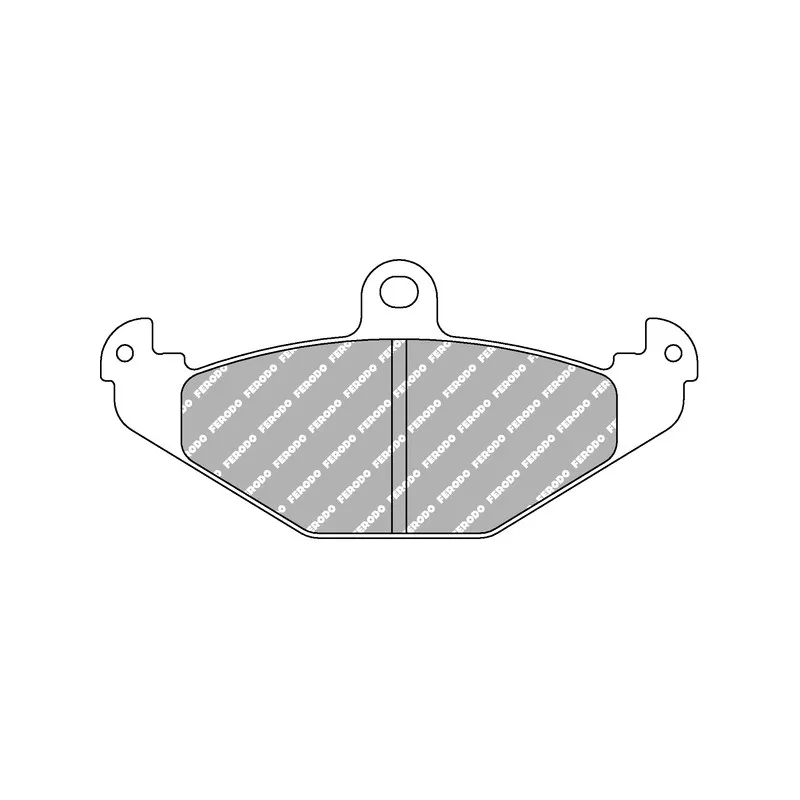 Jeu de 4 plaquettes de frein arrière FERODO RACING FCP878R
