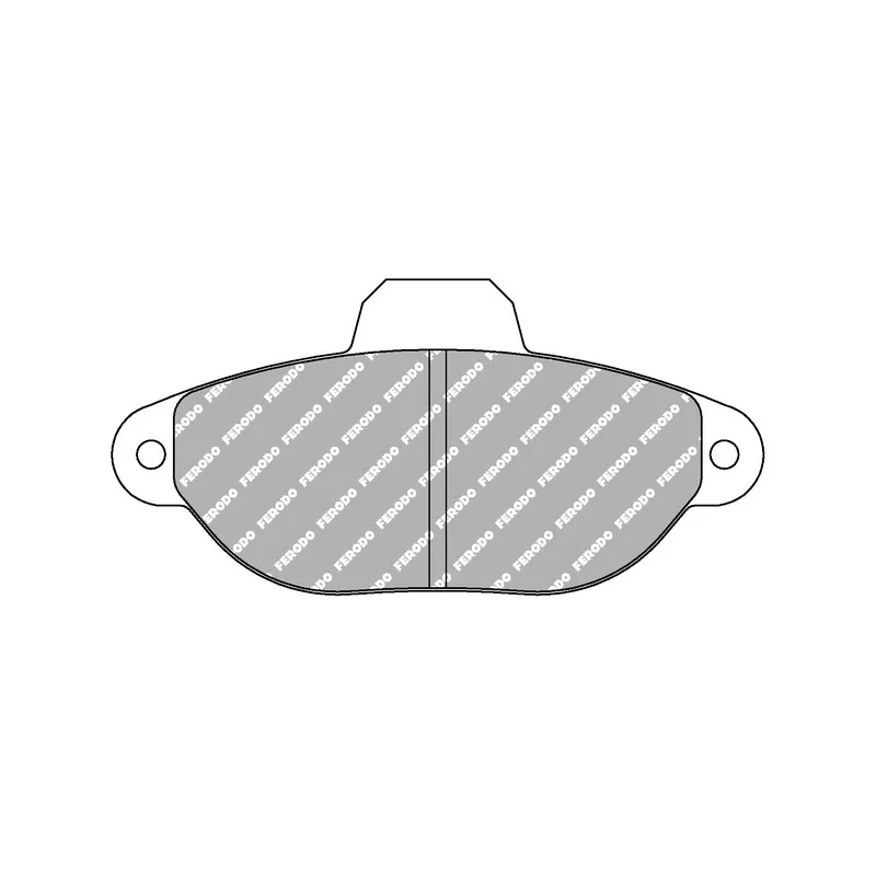 Jeu de 4 plaquettes de frein avant FERODO RACING FCP925H