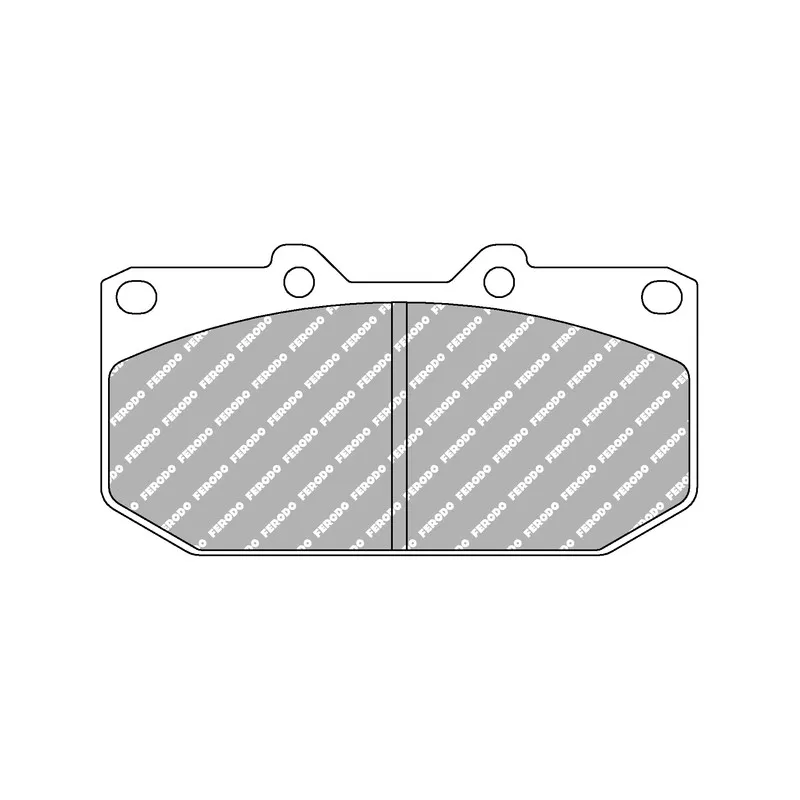 Jeu de 4 plaquettes de frein avant FERODO RACING FCP986R