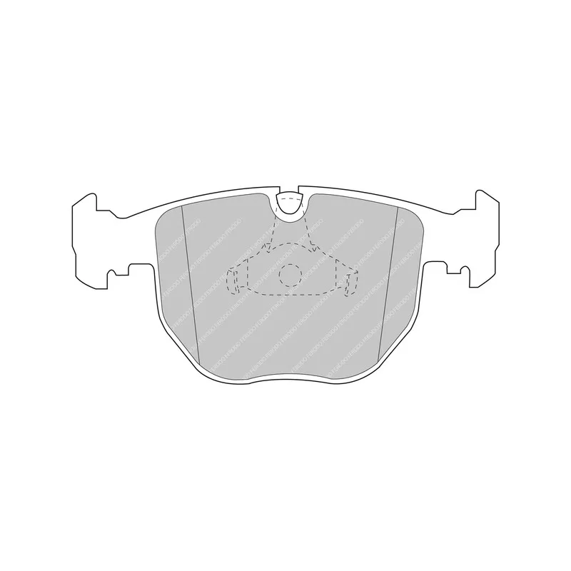 Jeu de 4 plaquettes de frein avant FERODO RACING FCP997R