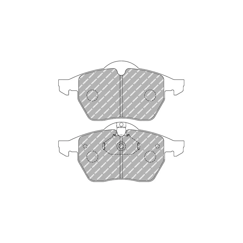Jeu de 4 plaquettes de frein avant FERODO RACING FDS1068