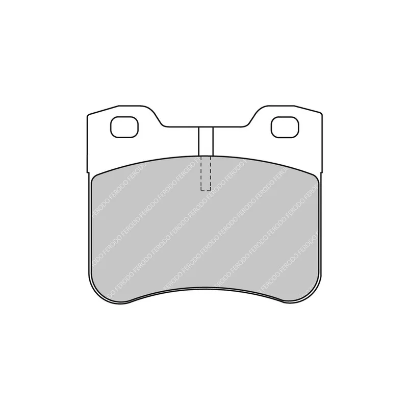 Jeu de 4 plaquettes de frein avant FERODO RACING FDS1109